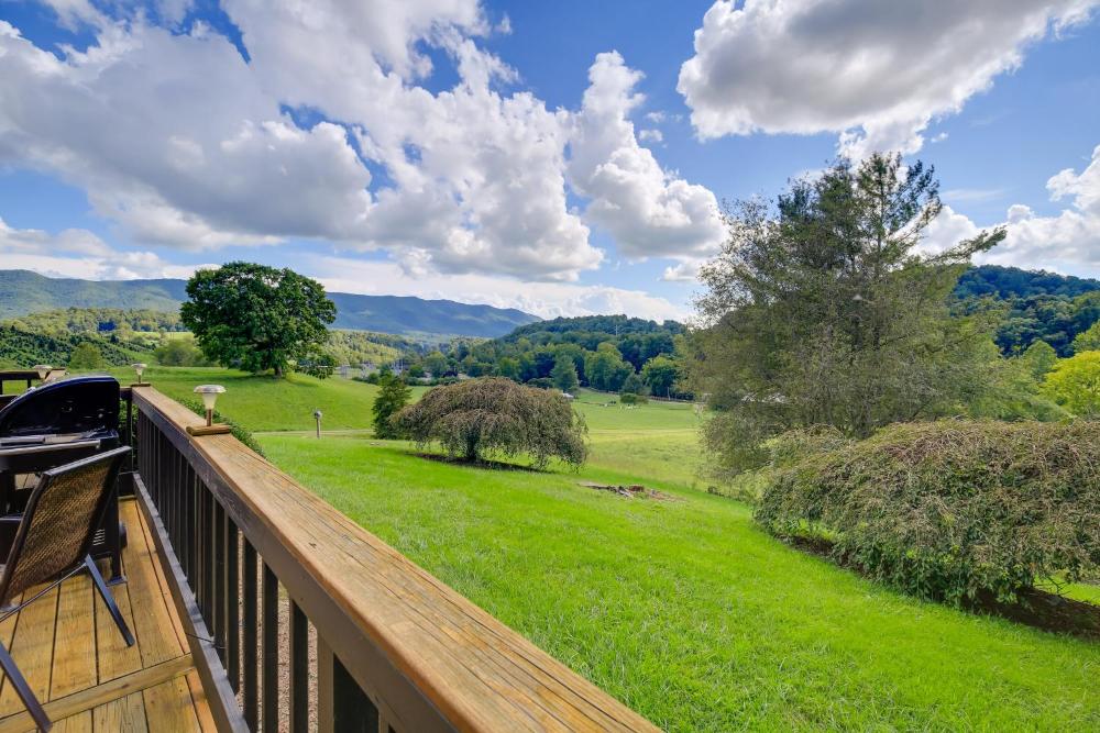 Secluded Mountain City Home with Deck and Views!